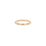 10 Inlayed Diamonds Band Ring