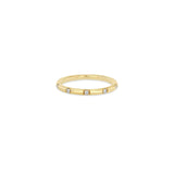 10 Inlayed Diamonds Band Ring