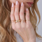 Diamond Star Signet Ring