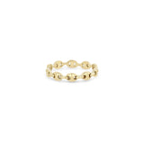 Small Puffed Mariner Link Eternity Ring
