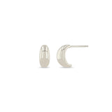 14k Small Aura Huggie Hoop Earrings