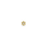 Tiny Bead Diamond Flower Studs