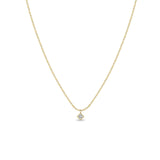 14k Princess Diamond Necklace