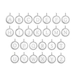 Round Charm Initial Necklace