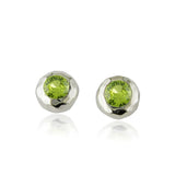 Ripple Gemstone Stud Earrings