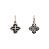 Tiny Latin 4 Point Ornate Charm