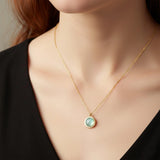 Gold-filled Chalcedony Necklace