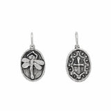 Baby Dragonfly + Cross Charm