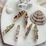 Labradorite  Berber Hoops