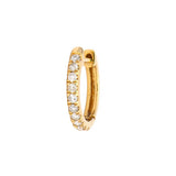 Classic Diamond Huggie Hoops