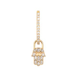 Tiny Double Sided Hamsa Charm