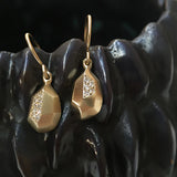 Faceted Pave Drop Earrings