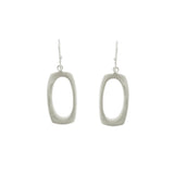 Medium Open Rectangle Earrings