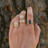 Owl in Flight Ring