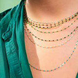 Classic Gigi Emerald Resin Necklace