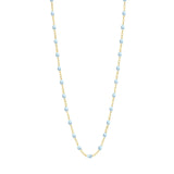Classic Gigi Baby Blue Resin Necklace