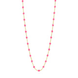 Classic Gigi Pink Resin Necklace