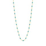 Classic Gigi Turquoise Green Resin Necklace