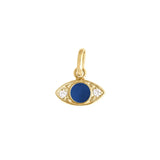Diamond Eye Lapis  Resin Pendant