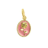 Fuchsia Rose Pendant