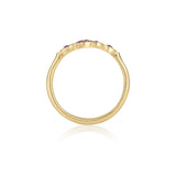 Mosaic Ruby Cluster Ring - Memo