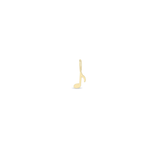 14k Midi Bitty Music Note Charm