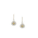 Diamond Soleil Charm Earrings