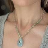 Aquamarine Heist Sparkle Pendant Necklace