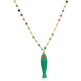 Rainbow Fish Necklace