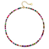 Gold Filled Rainbow Quartz Necklace