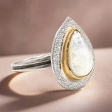 Rivermist Moonstone Ring