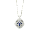 Blue Sapphire Memories Pendant Necklace