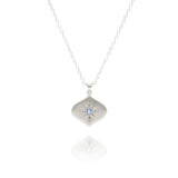 Aquamarine North Star Pendant