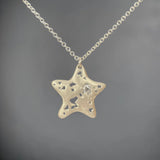 Shadow Starfish Necklace