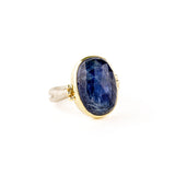 London Blue Topaz Sea Kelp Ring