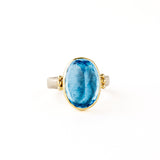 London Blue Topaz Sea Kelp Ring