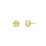 Large Ronde Multi Diamond Studs
