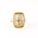 Rutilated Quartz Ring
