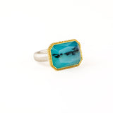 Scenic Peruvian Opal Ring