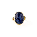 London Blue Topaz Sea Kelp Ring