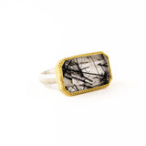 Picture Tourmalated Quartz Ring