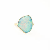 14k 4.62ct Australian Opal Ring