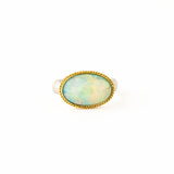 5.04ct Oval Ethiopian Opal Ring