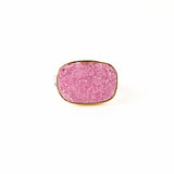 Cobalto Calcite Drusy Rowan Ring