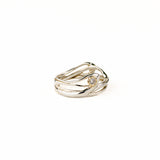 Seagrass Band with 1 Diamond Ring