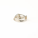 Seagrass Band with 1 Diamond Ring