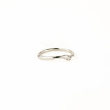 Ouroboros Snake Band with Diamond Eyes Ring