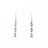 14k Multidrop Tanzanite Earrings