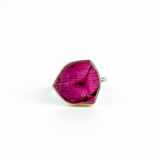 Watermelon Tourmaline Slice Ring