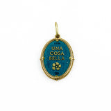 Medium Oval Framed Butterfly Charm